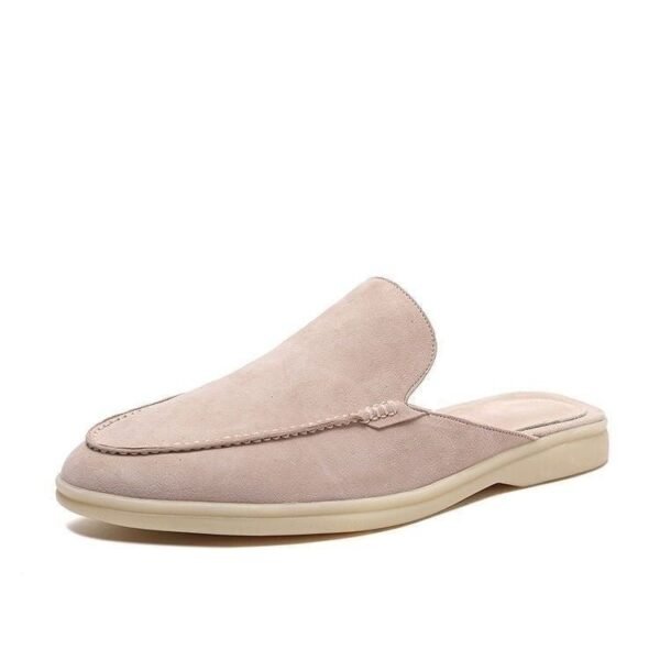 Mokasyny Męskie Z Arch Support, Letnie, Wsuwane, Nowoczesny Styl, Wygodne Buty Mokasyny Męskie – Beżowy